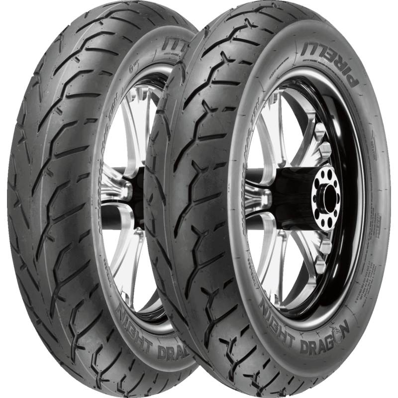 PIRELLI NIGHT DRAGON REAR TIRES BLACKWALL