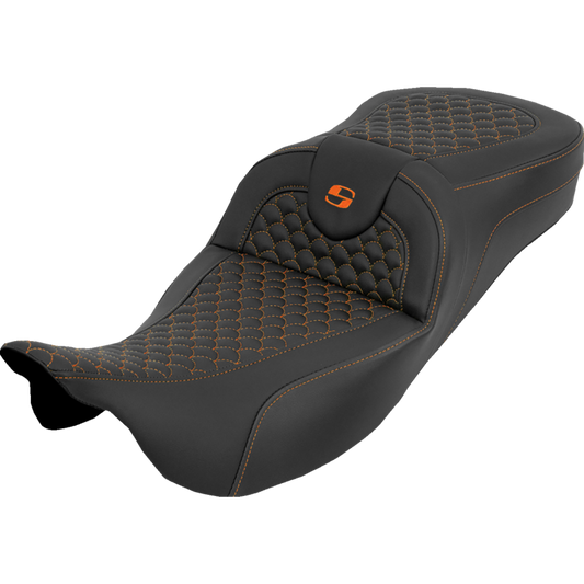 SADDLEMEN ROAD SOFA D/S EXTENDED REACH SEAT HARLEY BAGGERS 08-23