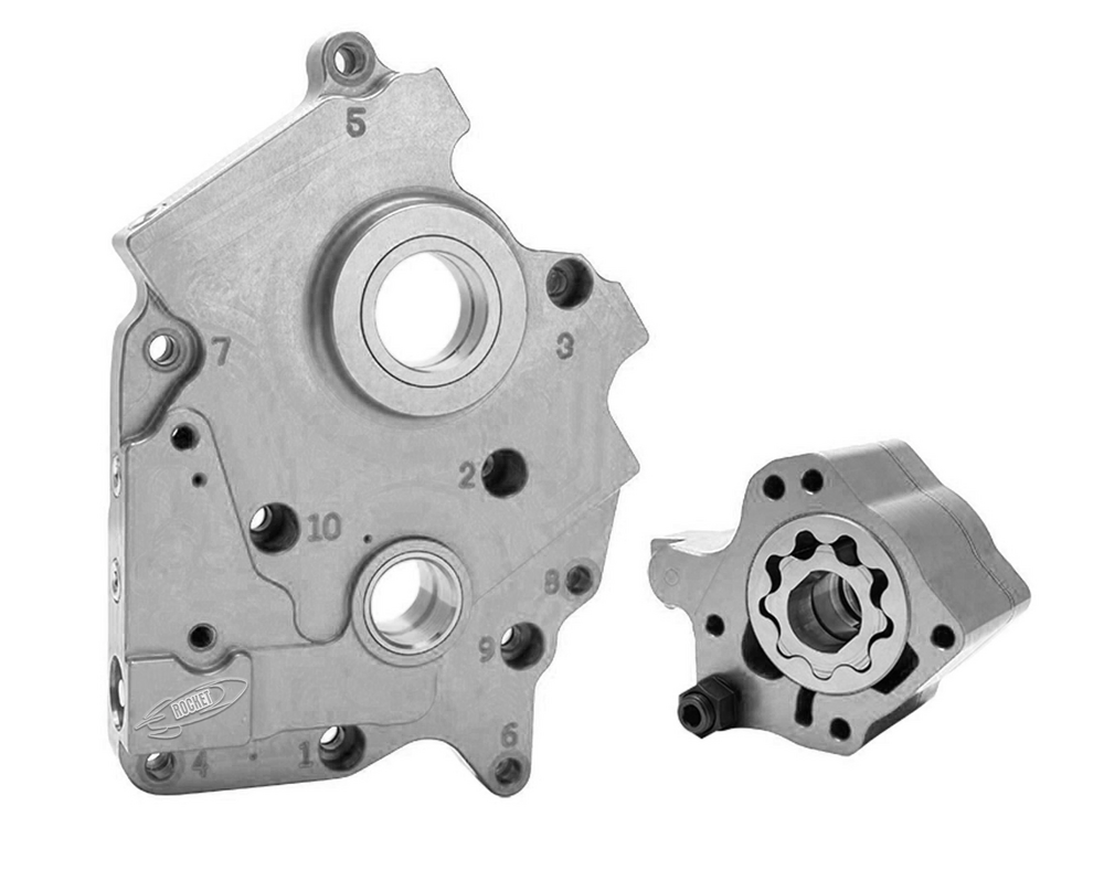 ROCKET PERFORMANCE M8 PLATE/OIL PUMP KIT HARLEY 17-25 - The Speed Shop Canada