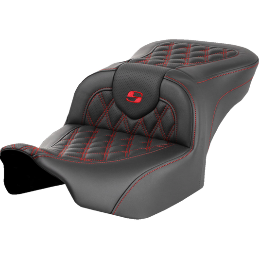 SADDLEMEN ROAD SOFA RED L/S 24-25 HARLEY DAVIDSON BAGGERS