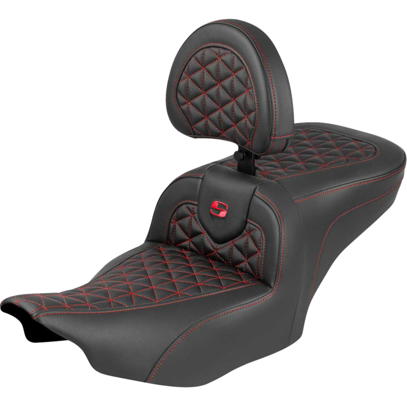 SADDLEMEN ROAD SOFA L/S WITH BACKREST 24-25 HARLEY DAVIDSON BAGGERS