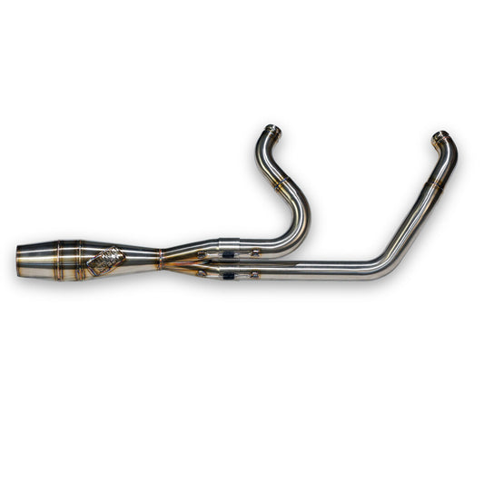 SAWICKI SPEED 2:1 SHORTY INTIMIDATOR EXHAUST HARLEY SOFTAIL 18-26 - The Speed Shop Canada