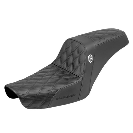 SADDLEMEN SDC PRO SERIES BLACK GRIPPER SEAT HARLEY DAVIDSON DYNA 96-03