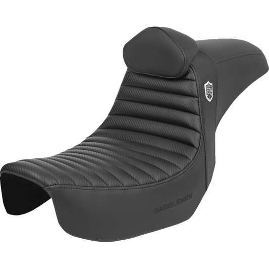 SADDLEMEN SDC PRO SERIES BLACK GRIPPER SEAT HARLEY DAVIDSON DYNA 06-17