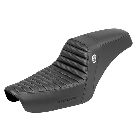SADDLEMEN SDC PRO SERIES BLACK GRIPPER SEAT HARLEY DAVIDSON DYNA 96-03
