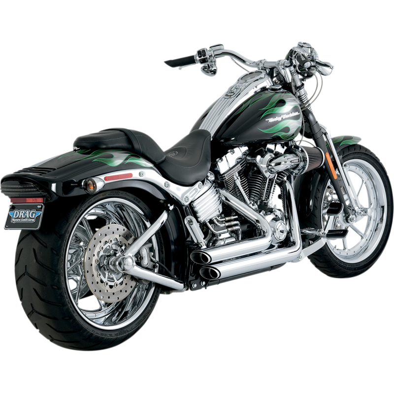 VANCE AND HINES STAGGERED SHORT SHOTS 2:2 EXHAUST 00-09 HARLEY SOFTAILS - The Speed Shop Canada