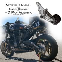 ALLOY ART SPREAD EAGLE CHAIN TENSIONER HARLEY DAVIDSON PAN AMERICA - The Speed Shop Canada