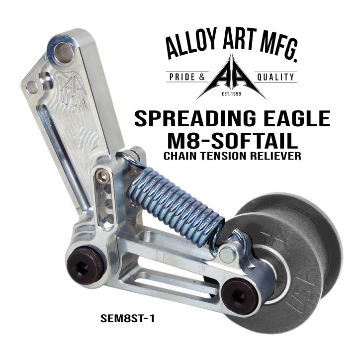 ALLOY ART SPREAD EAGLE CHAIN TENSIONER HARLEY DAVIDSON SOFTAIL 18-25 - The Speed Shop Canada