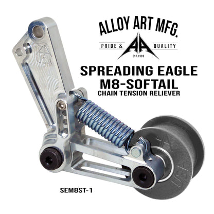 ALLOY ART SPREAD EAGLE CHAIN TENSIONER HARLEY DAVIDSON SOFTAIL 18-25 - The Speed Shop Canada