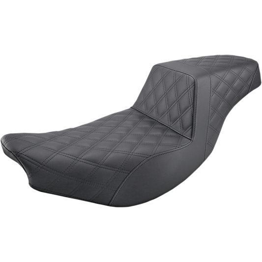 SADDLEMEN STEP UP SEAT BLACK L/S INDIAN TOURING MODELS 14-21