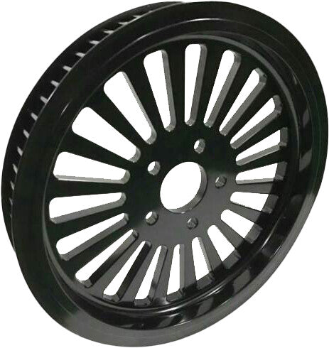 SUPER SPOKE BELT PULLEY BLACK HARLEY DAVIDSON MODELS