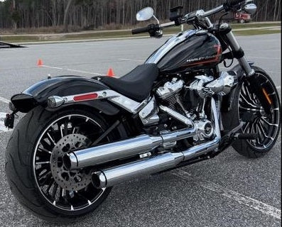 TAB PERFORMANCE ZOMBIE SLIP ON MUFFLERS HARLEY SOFTAILS 18-25 - The Speed Shop Canada