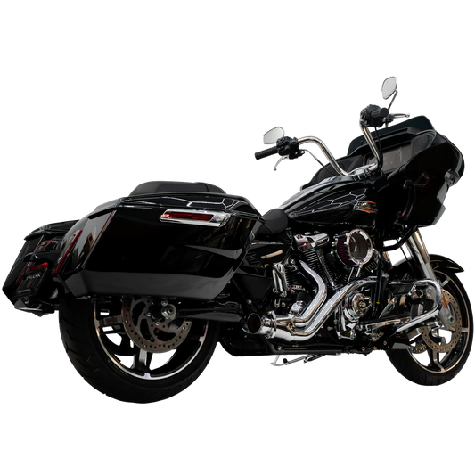 TRASK PERFORMANCE BMF 2:1 EXHAUST HARLEY DAVIDSON BAGGERS 99-16