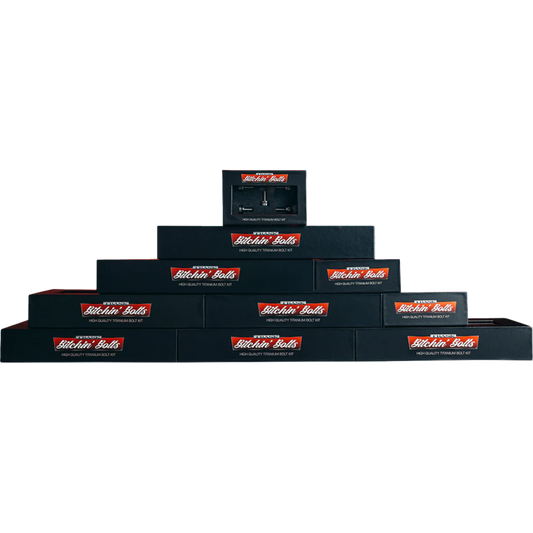 TRASK PERFORMANCE COMPLETE TITANIUM BOLT KIT HARLEY BAGGERS 17-25