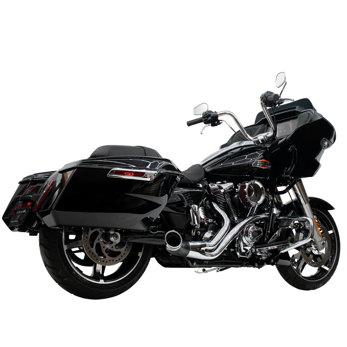 TRASK PERFORMANCE UP YOURS 2:1 EXHAUST HARLEY DAVIDSON BAGGERS 99-16