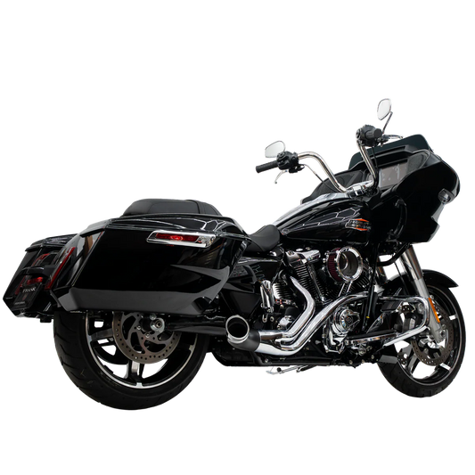 TRASK PERFORMANCE UP YOURS 2:1 EXHAUST HARLEY DAVIDSON BAGGERS 99-16