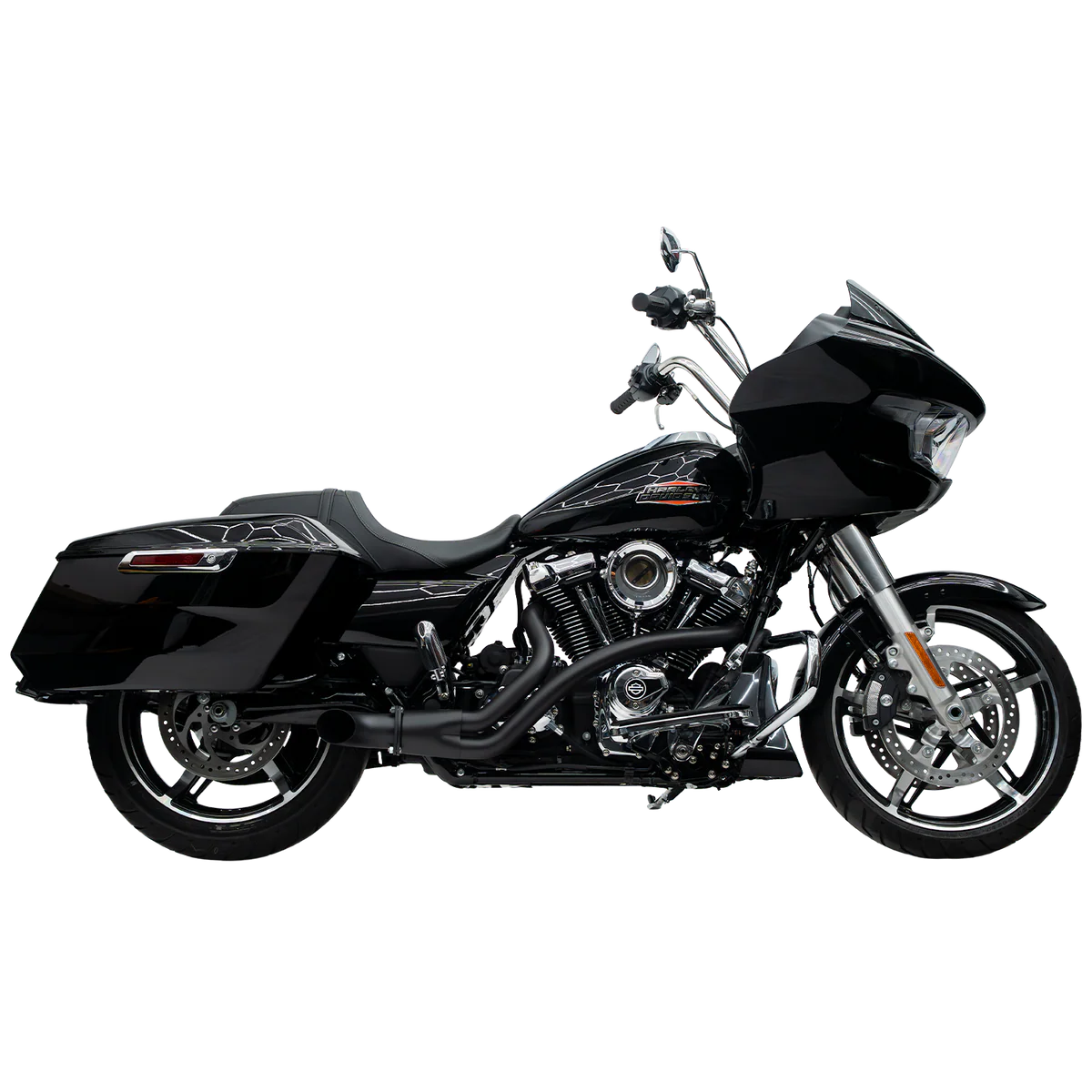 TRASK PERFORMANCE BMF 2:1 EXHAUST HARLEY DAVIDSON BAGGERS 99-16