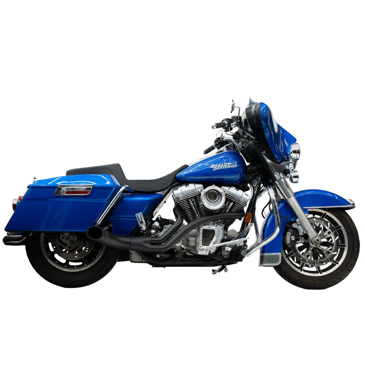 TRASK PERFORMANCE UP YOURS 2:1 EXHAUST HARLEY DAVIDSON BAGGERS 99-16