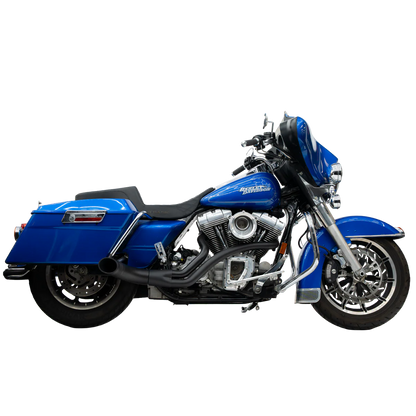 TRASK PERFORMANCE UP YOURS 2:1 EXHAUST HARLEY DAVIDSON BAGGERS 99-16