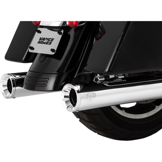 VANCE AND HINES 4" ELIMINATOR MUFFLERS HARLEY DAVIDSON BAGGERS 97-25