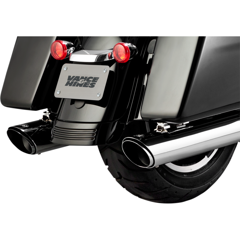 VANCE AND HINES TWIN SLASH MUFFLERS HARLEY DAVIDSON BAGGERS 97-25