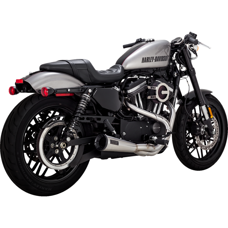 VANCE AND HINES UPSWEEP STAINLESS 2:1 EXHAUST HARLEY SPORTSTER 04-13