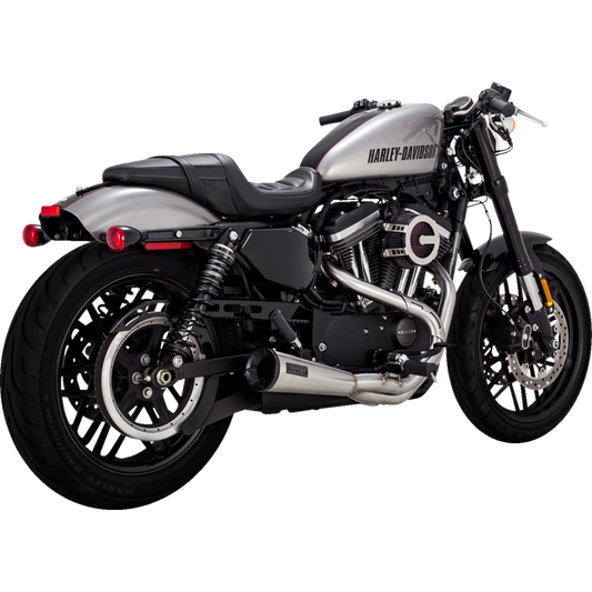 VANCE AND HINES UPSWEEP STAINLESS 2:1 EXHAUST HARLEY SPORTSTER 04-13