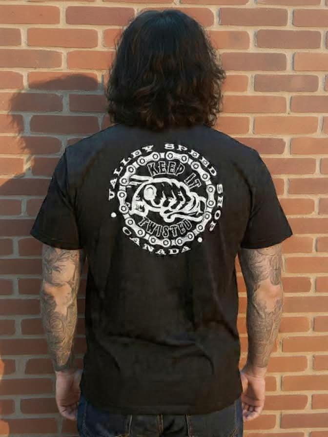 VALLEY SPEED SHOP MENS TWISTED CHAIN TEE SHIRTS - The Speed Shop Canada