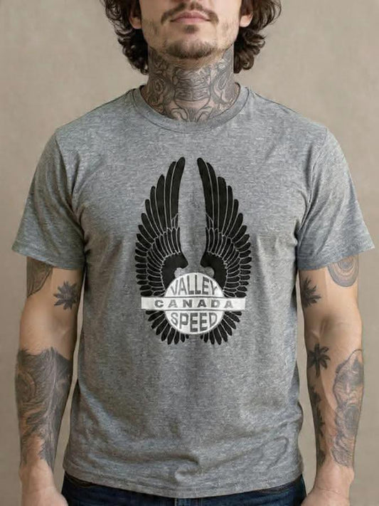 VALLEY SPEED SHOP MENS WINGED TEE SHIRTS - The Speed Shop Canada