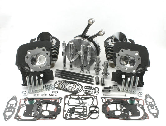 ZIPPERS PERFORMANCE TWIN CAM MUSCLE 124" KITS HARLEY MODELS 07-17