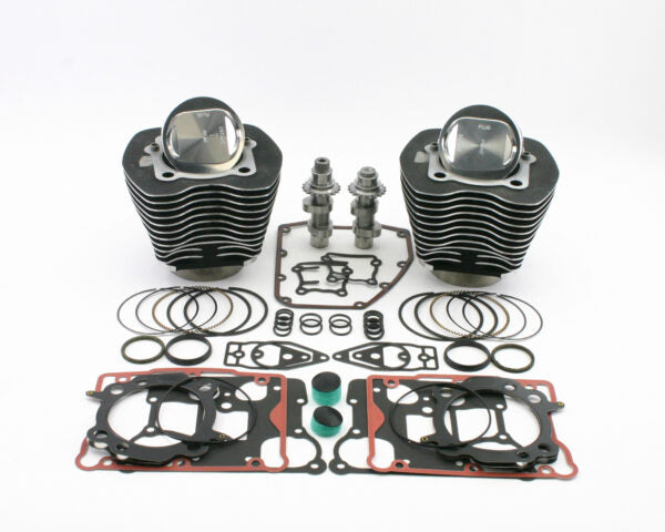 ZIPPERS PERFORMANCE TWIN CAM SLEEPER 107" KITS HARLEY MODELS 07-17