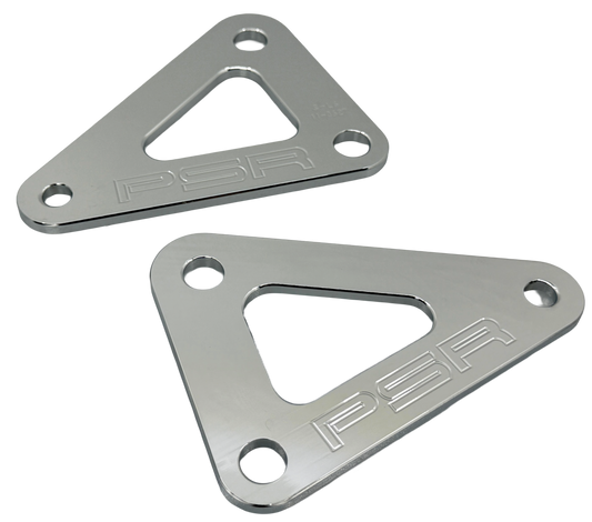 PSR lowering link with 2-inch drop, silver suspension component for Suzuki GSX-R1000