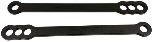PSR lowering link for Kawasaki Ninja ZX-10R, black suspension link with 1, 2, or 4-inch drop options