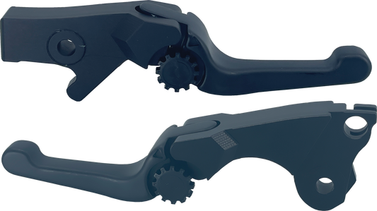 PSR 17-01652-22 Anthem Shorty Lever Set, Black, for Indian Chief, Sport Chief and Super Chief