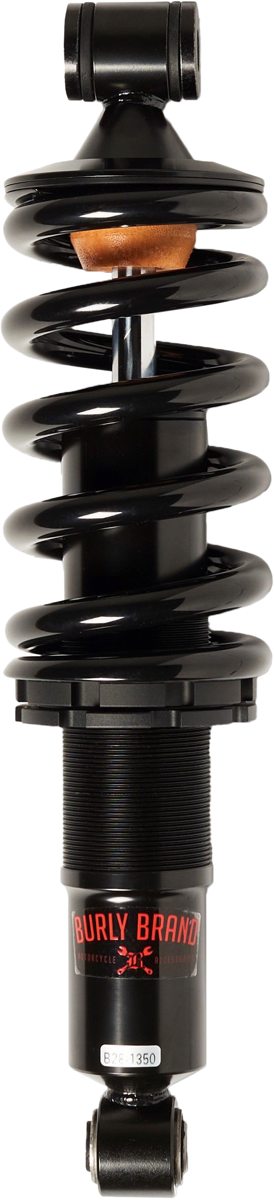 BURLY BRAND Stiletto Shock 13.5-inch M8 Softail suspension component, black finish