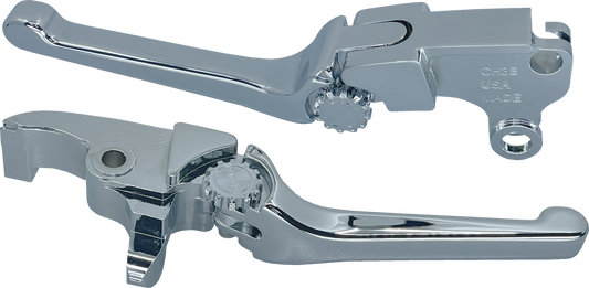 PSR 12-00667-20 Anthem Adjustable Lever Set Chrome for Select Indian Models