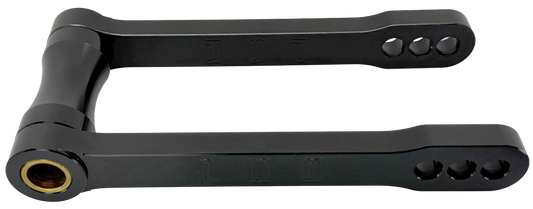PSR 581-9751BK black lowering link for BMW suspension, stock, 1-inch, or 1.5-inch drop configurations