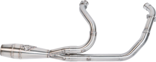 SAWICKI 930-01345 Indian Shorty Cannon Chieftain Brushed Stainless Steel