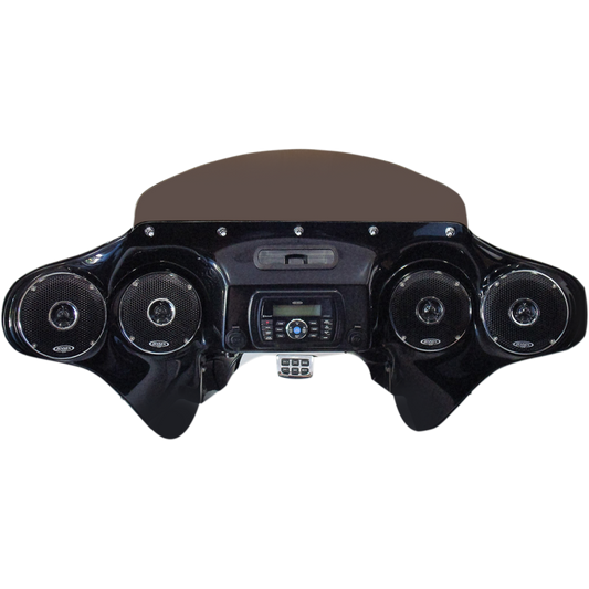 HOPPE FLT STYLE MEDIA FAIRING PACKAGE HARLEY DAVIDSON MODELS