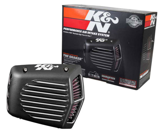 K&N SHAKER AIR FILTER KIT RAW HARLEY 17-23 M8 MODELS