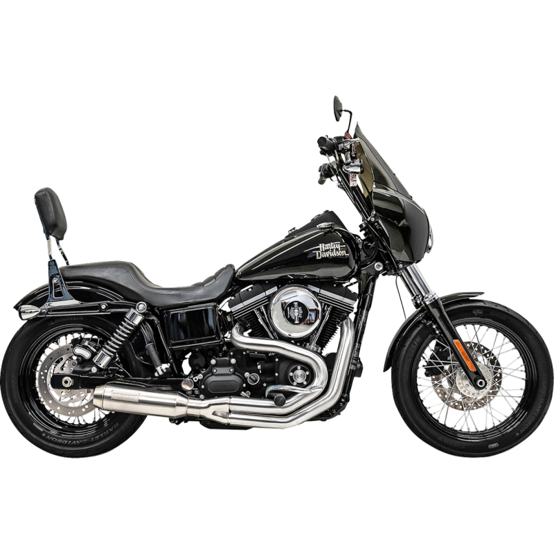 BASSANI SUPERBIKE STAINLESS 2:1 EXHAUST HARLEY DYNA