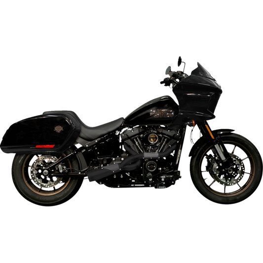 TRASK BIG SEXY 2:1 EXHAUST BLACK HARLEY M8 SOFTAILS 18-25