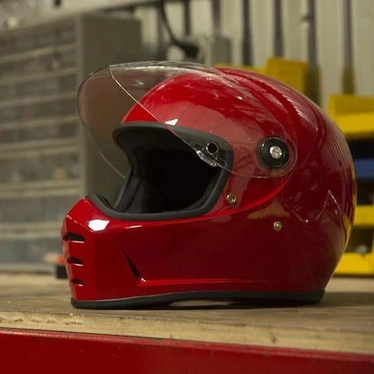 LANE SPLITTER HELMET - BLOOD RED - The Speed Shop Canada