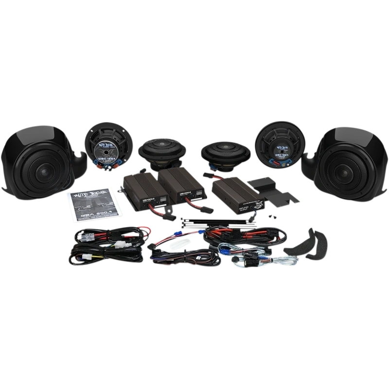 Bagger Custom Sound System 900 WATT WHOLE HOG SOUND SYSTEM HARLEY DAVIDSON BAGGERS 15-24