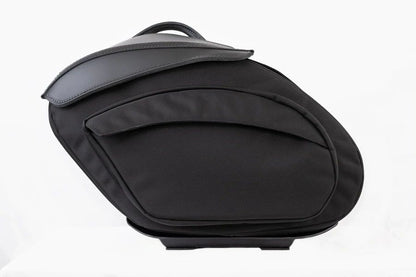 LEATHER PRO RETRO V3 SADDLEBAGS SETS HARLEY DAVIDSON MODELS - The Speed Shop Canada