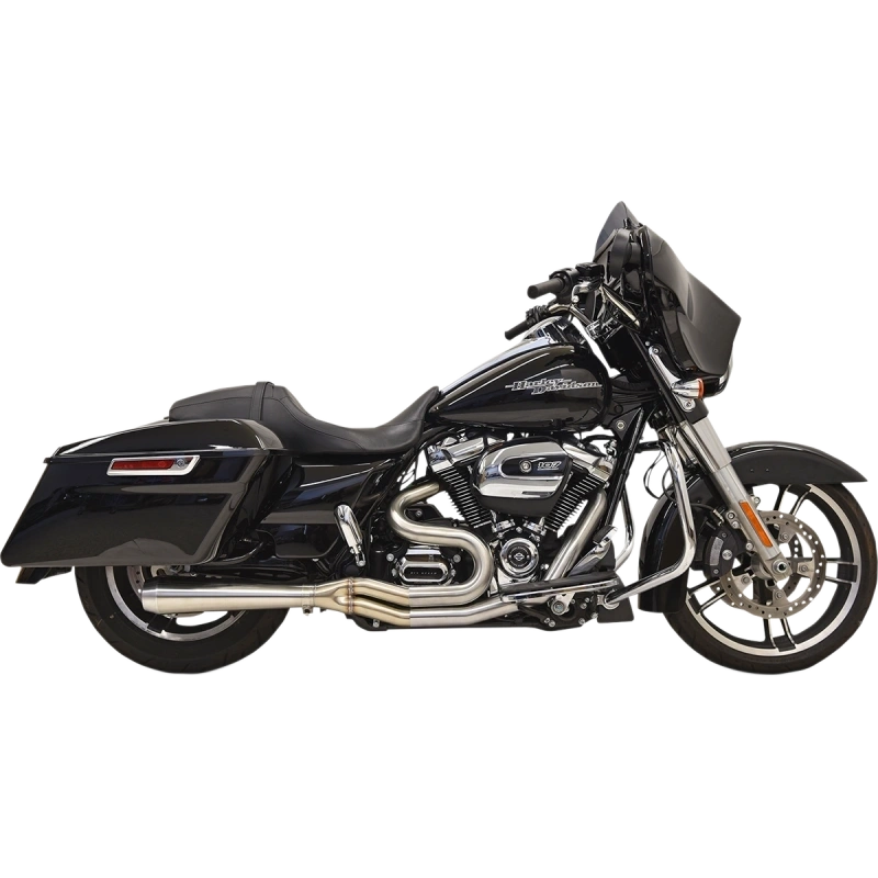 BASSANI SHORT 2:1 ROAD RAGE 3 EXHAUST STAINLESS BAGGERS