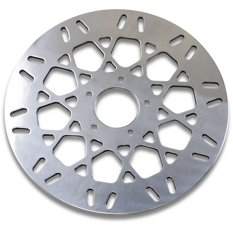 POLISHED STAINLESS REAR MESH STYLE ROTORS