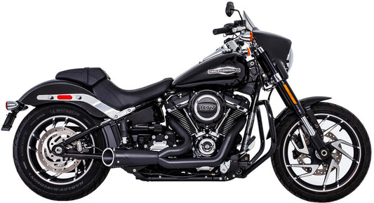 FREEDOM EXHAUST COMBAT SHORTY 2:1 BLACK 18-23 SOFTAILS M8