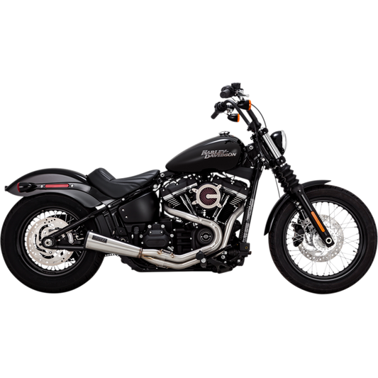 VANCE AND HINES UPSWEEP 2:1 EXHAUST HARLEY M8 SOFTAILS