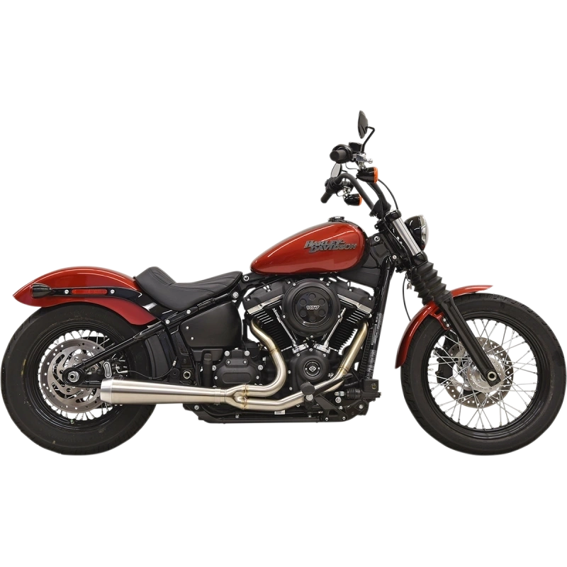 BASSANI RR3 STAINLESS 2:1 EXHAUST M8 SOFTAILS